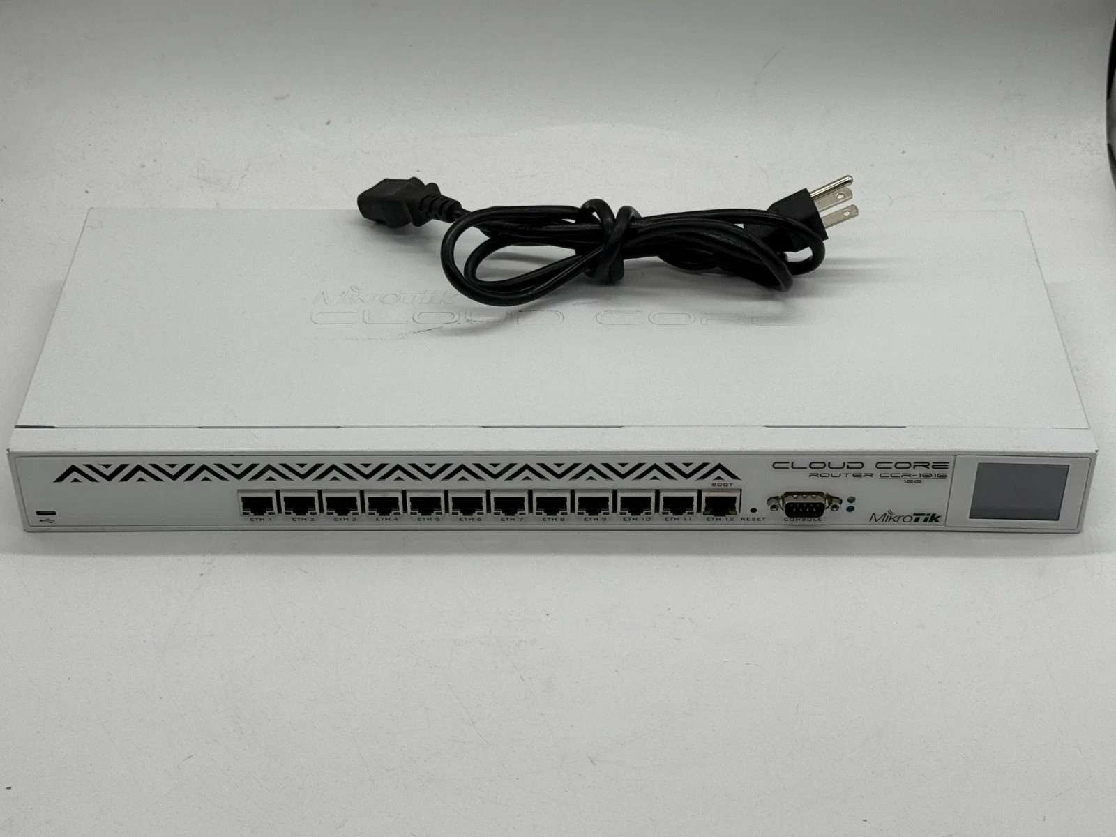 MikroTik CCR1016-12G Cloud Core Router 12-Port Gigabit Ethernet Switch - Tested