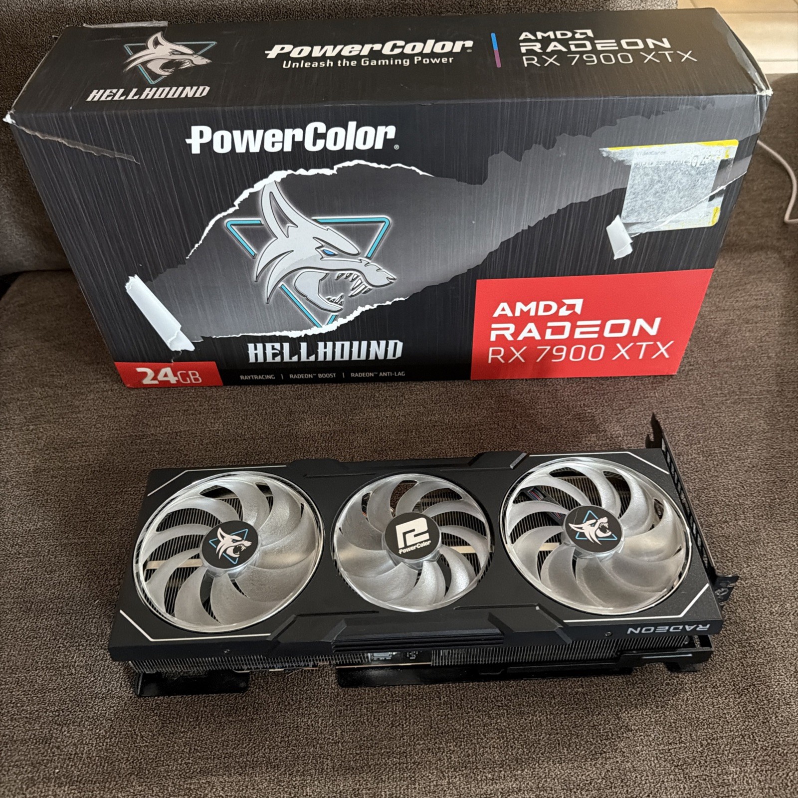 PowerColor Hellhound AMD Radeon RX 7900 XTX OC 24GB GDDR6 Graphics Card (Read)