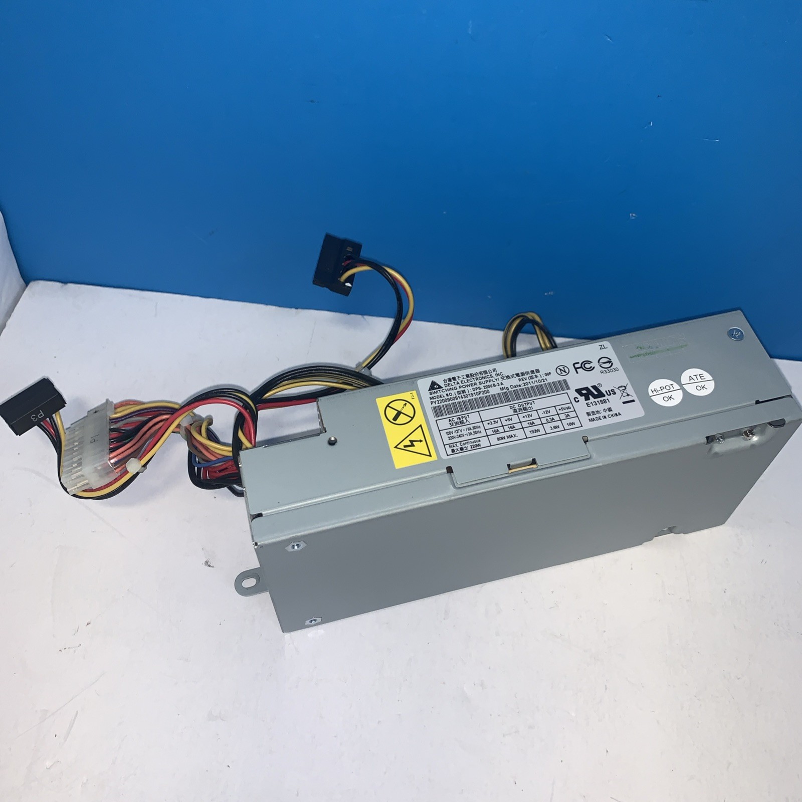 Gateway Acer SFF Desktop 220W Power Supply Delta Chicony LiteOn DPS-220UB-3 A