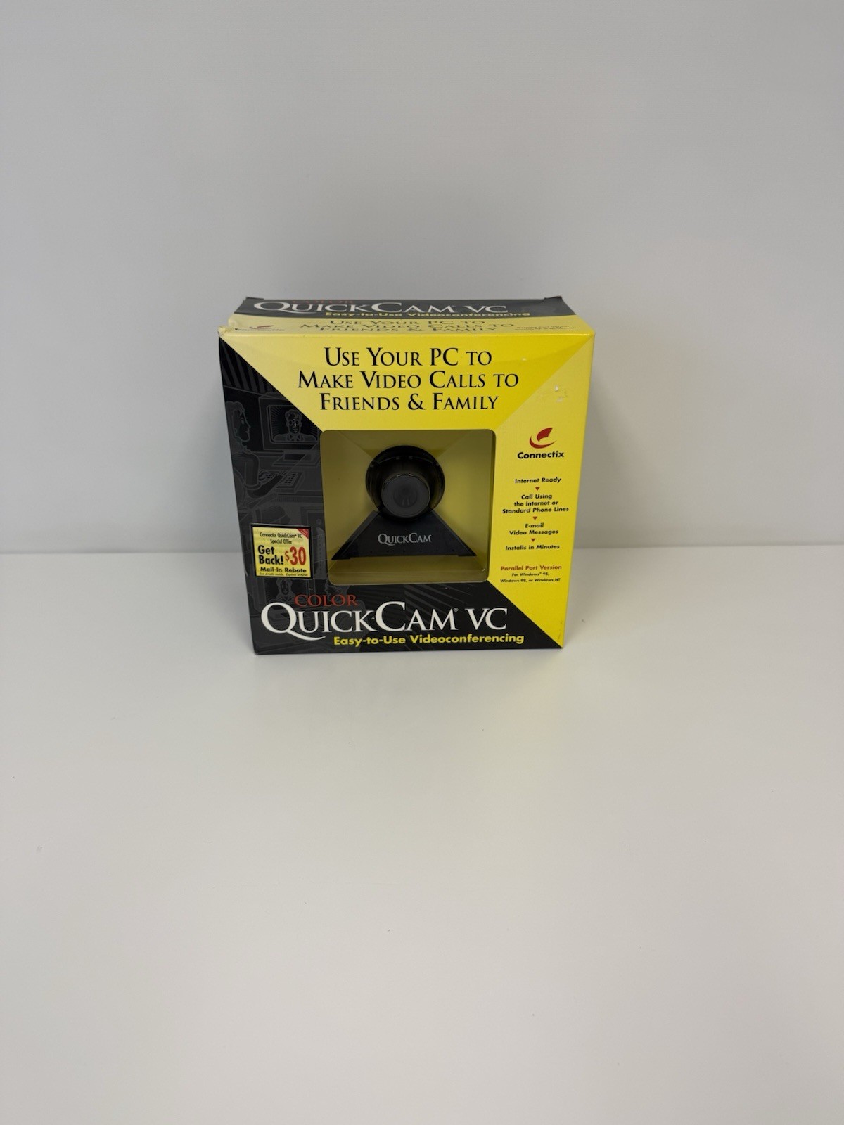 Brand New Vintage Connectix QuickCam For Windows - Original Webcam