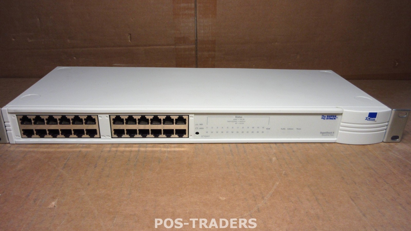 3Com SuperStack 3 3C16441A 24-Port 10/100 Hub Networking Network Switch