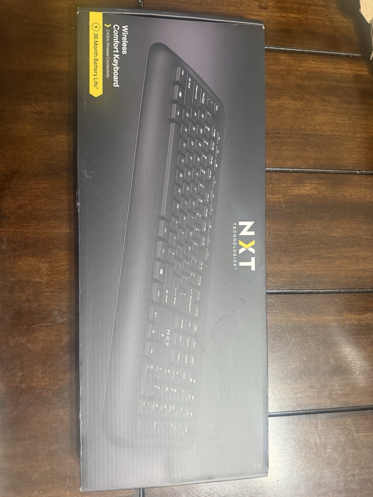 NXT Technologies Wireless Comfort Keyboard 2.4GHz USB Receiver Full Size