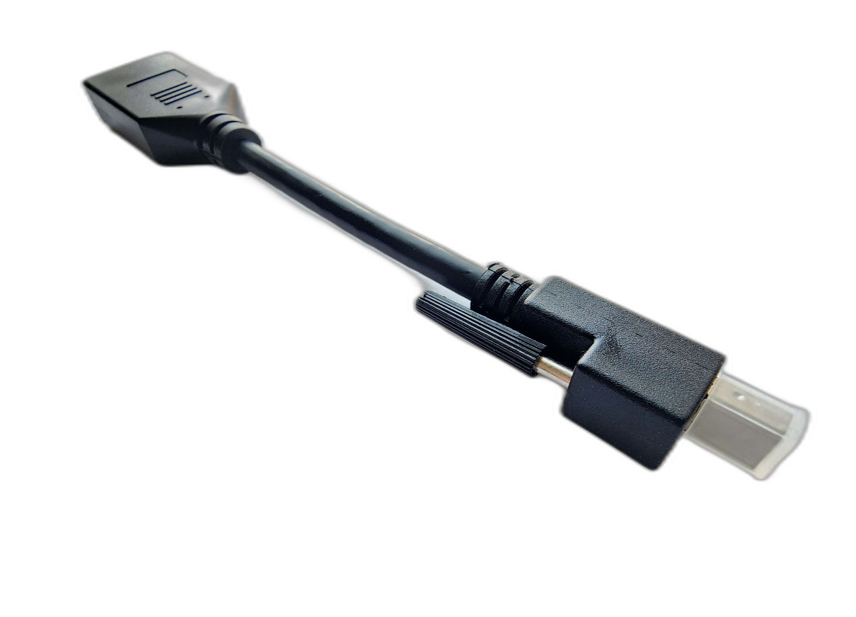 Compeve Cable Mini DP to DP with Screw Lock Matrox Video Cards M9148 M9188 C680