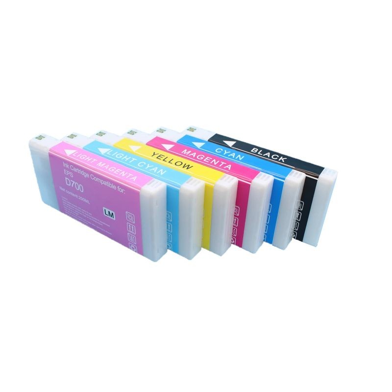 DX100 T7811 T7812 Ink Cartridges 6-Pack for Fujifilm DX100 Printer