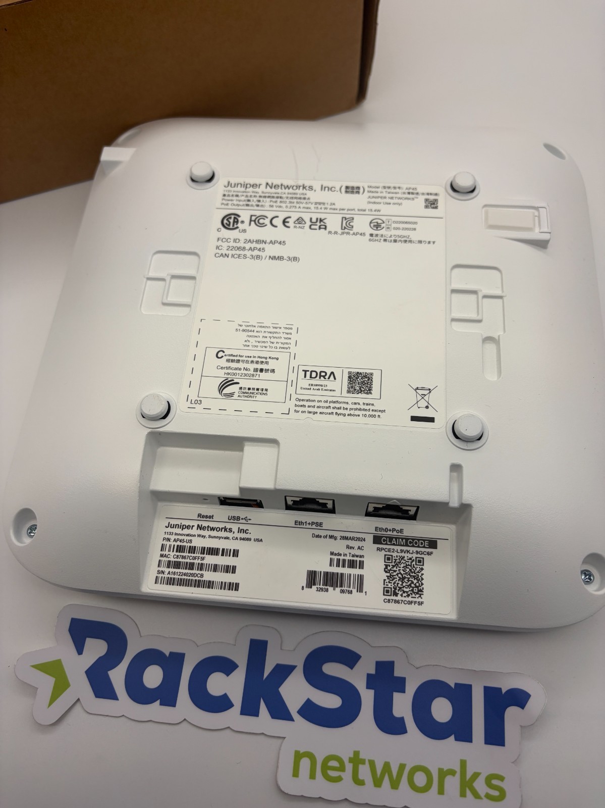 Juniper Mist AP45-US WIFI 6E Access Point