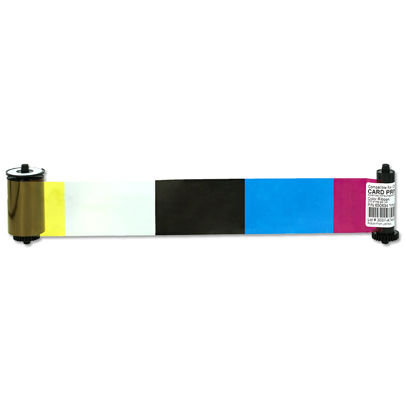 250 Prints 650634  Ribbon YMCKO For IDP Smart 30S 50S 50D 50L Card Printer