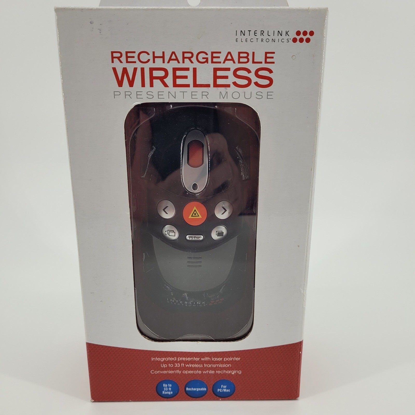 Interlink Electronics SMK-Link VP6700 Rechargeable Wireless Presenter Mouse New