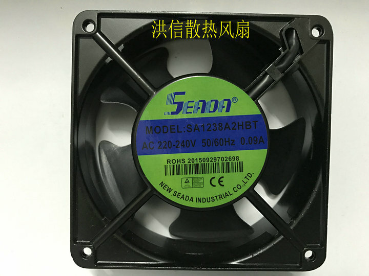 1x high temperature resistant cooling fan SA1238A2HBT AC220-240V 0.09A 12038