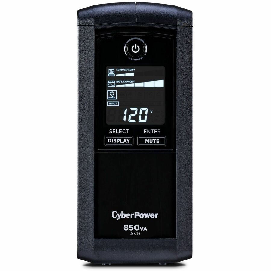 CyberPower Intelligent LCD CP850AVRLCD 850 VA/510W 9 x 5-15R Mini-Tower UPS