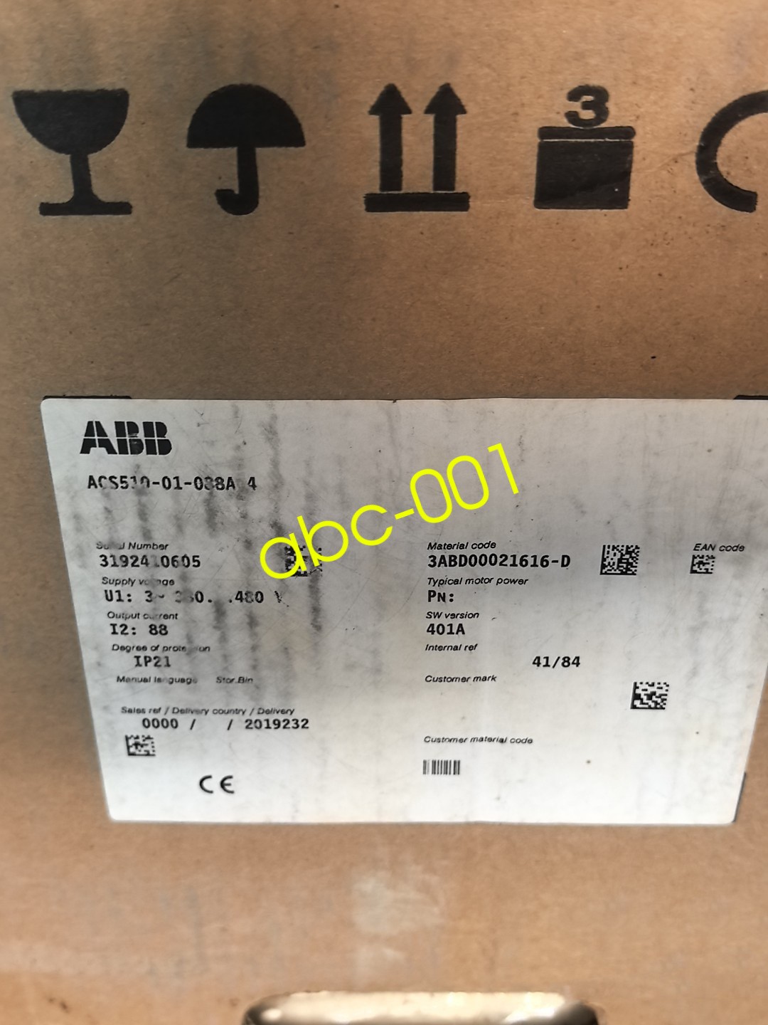ABB ACS510-01-088A-4 Frequency Converter