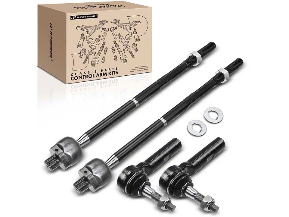 Front Inner & Outer Tie Rod End Kit - Compatible with Dodge