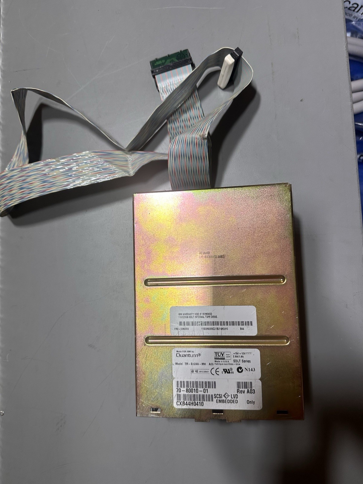IBM Quantum SDLT Internal Tape Drive – Parts or Repair