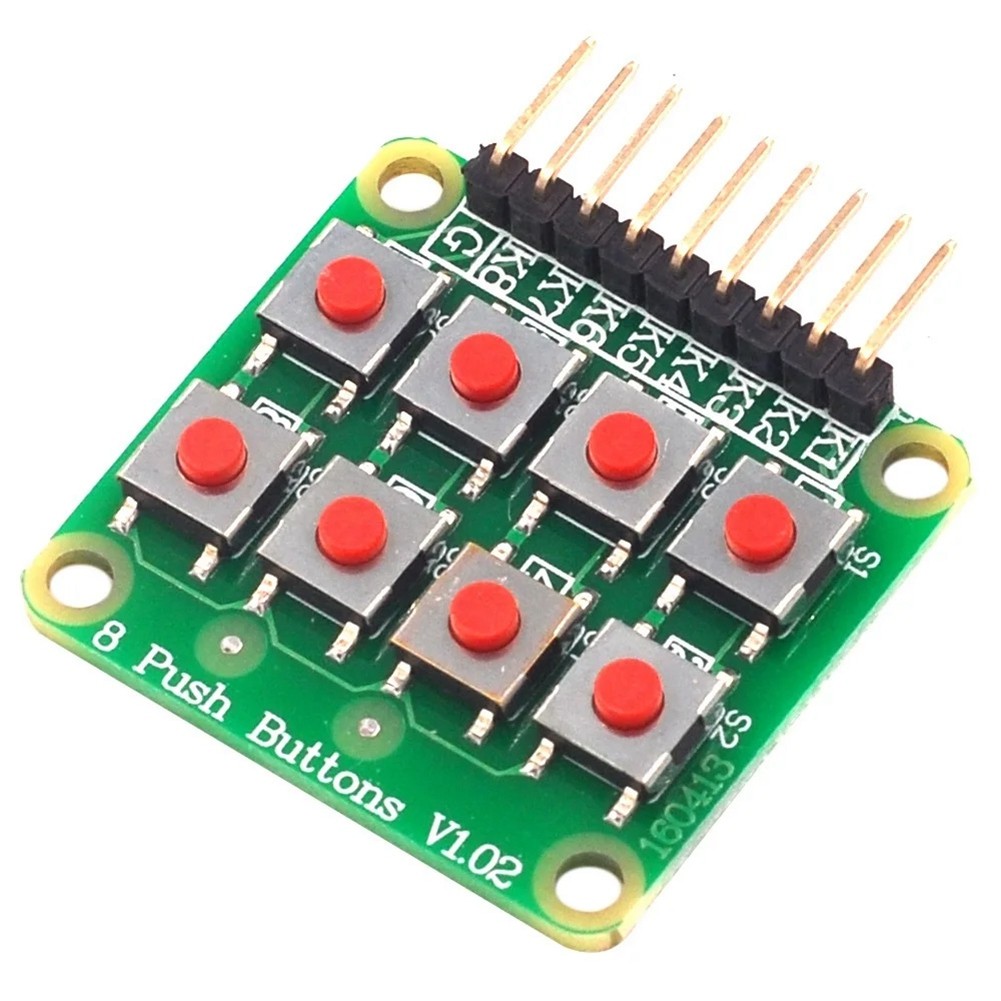 2x4 Keypad 4x2 Keypad 8 Push Buttons Key Board Matrix Keyboard Button for 3053