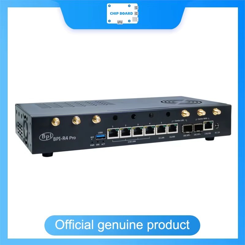 Full Metal Case Iron Shell for Banana Pi BPI-R4 PRO Router Board