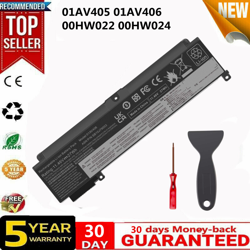 01AV406 Battery For Lenovo ThinkPad T460s T470s 00HW024 00HW025 01AV405 /Charger