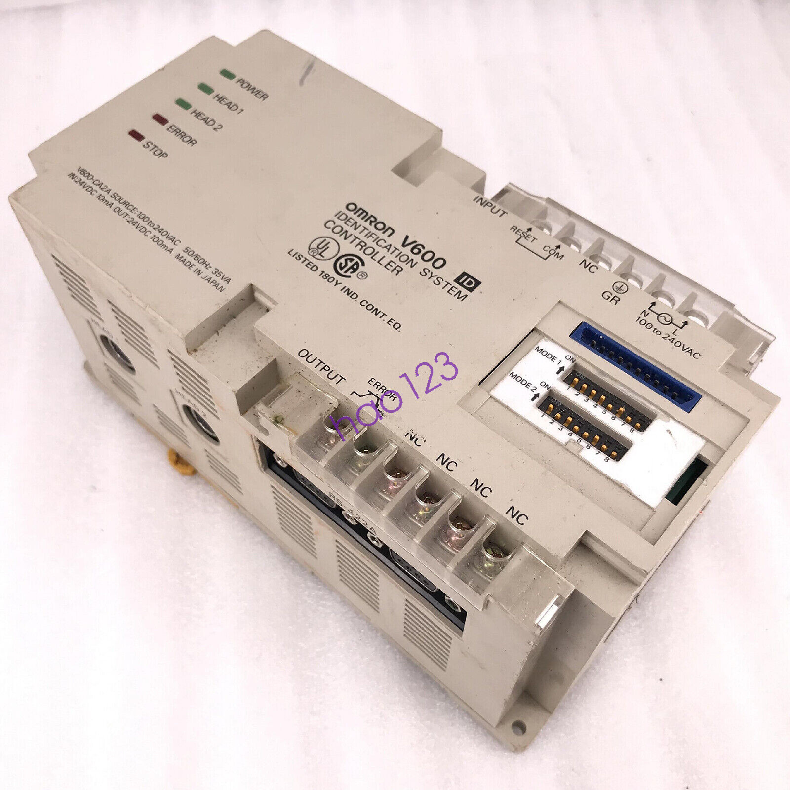 1pcs USED Omron V600-CA2A Controller Tested good DHL/FedEx