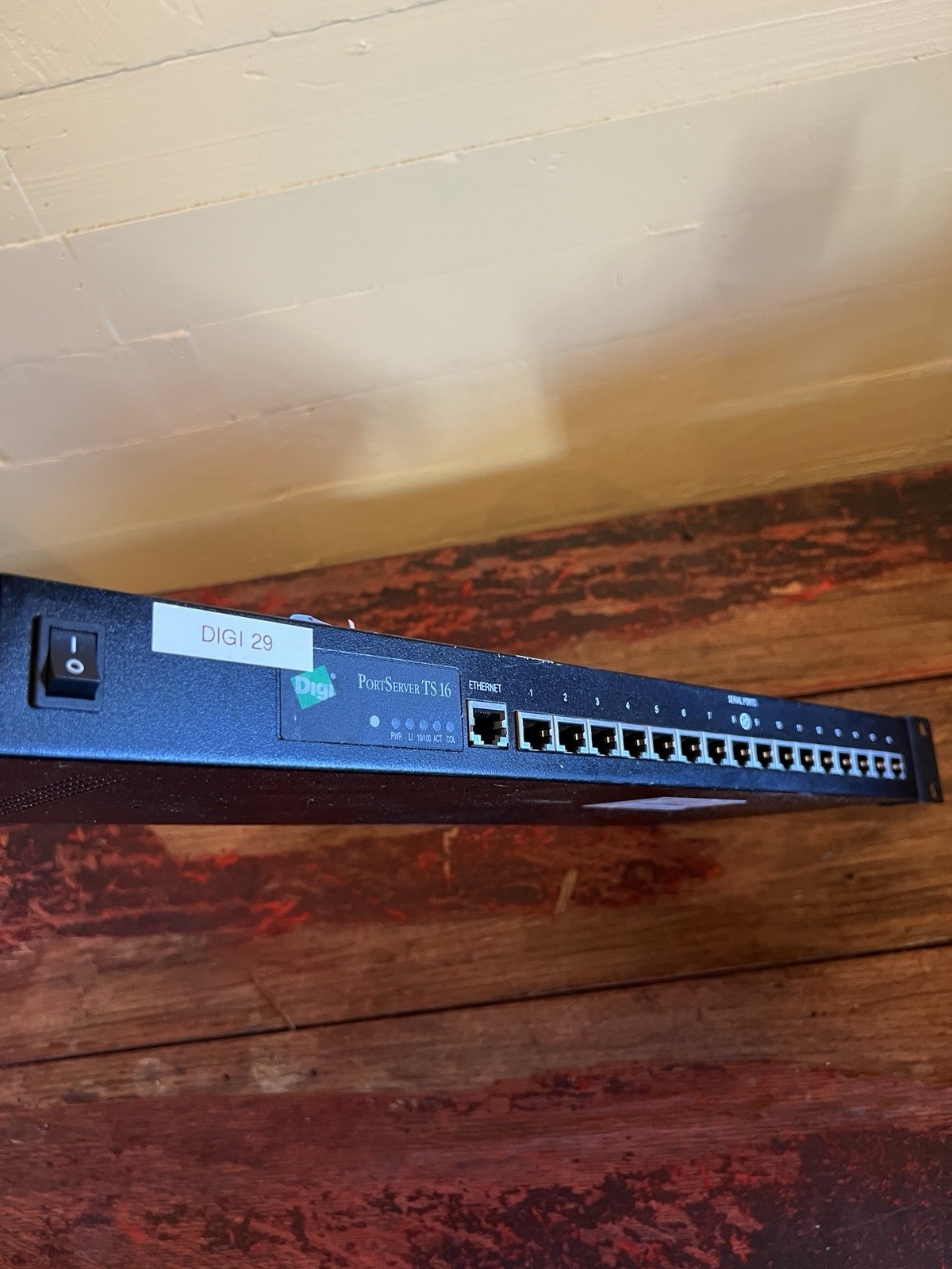 Digi PortServer TS 16 16-Port Ethernet Terminal Server AC