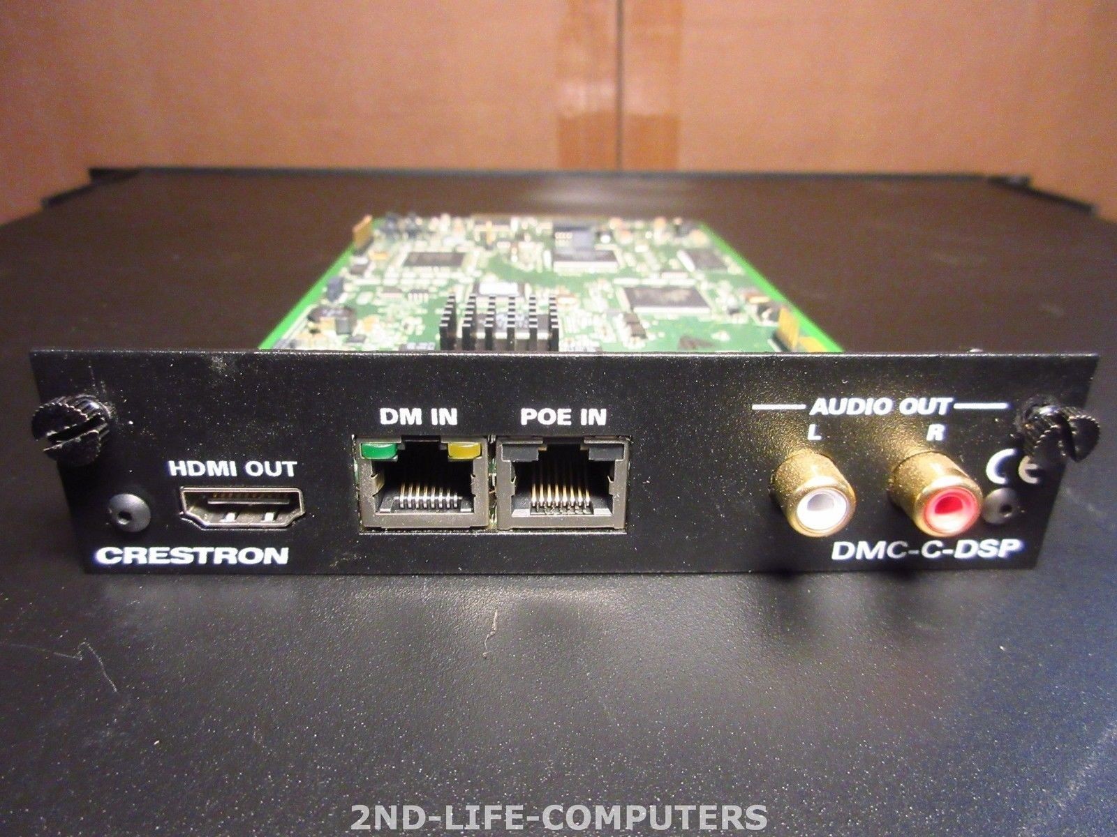 Crestron DMC-C-DSP 8G+ Digital Media Input HDbaseT Card PULLED FROM DM-MD8X8-RPS