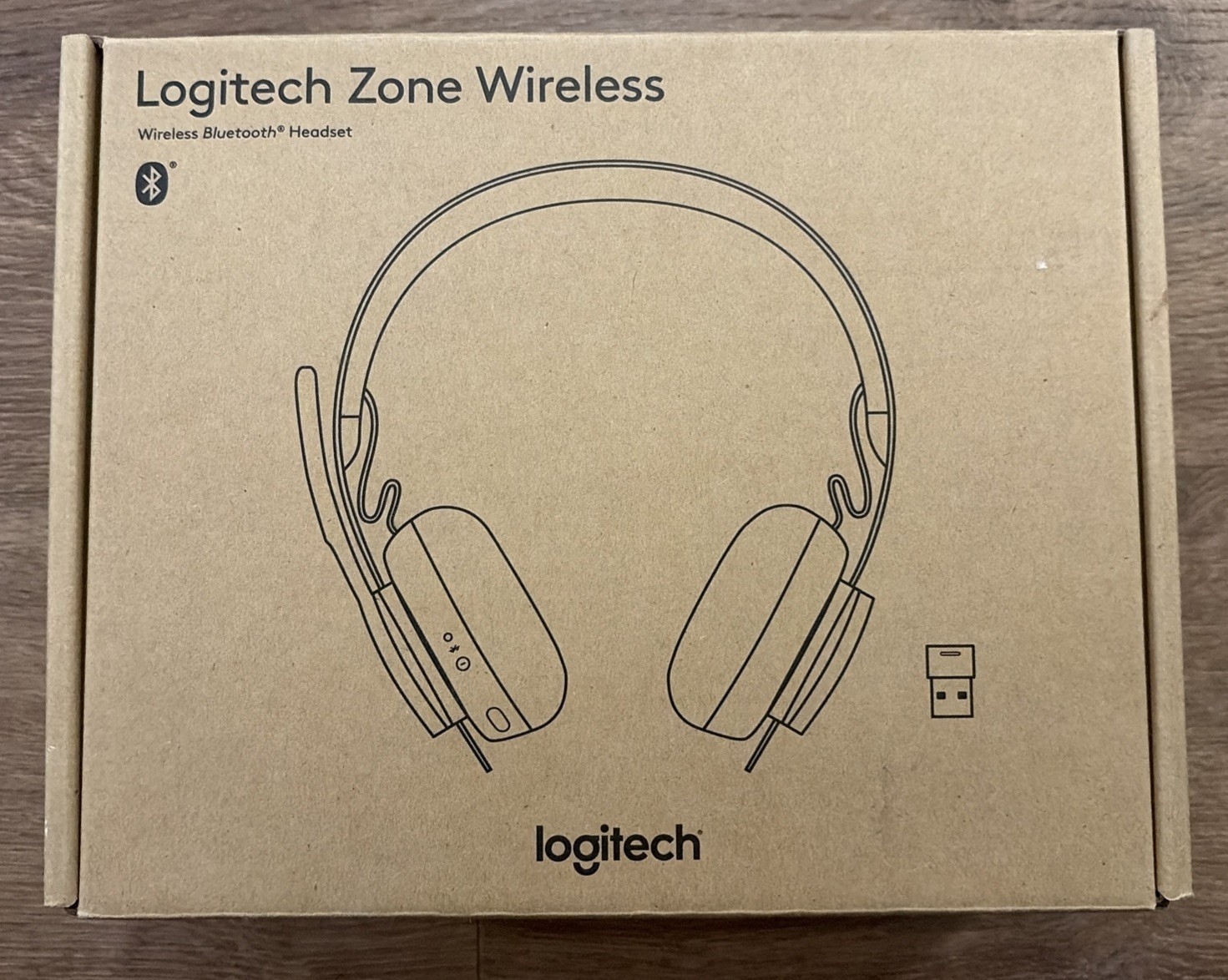 Logitech Zone Wireless Plus Bluetooth Headset W/Unifying USB Receiver #A00082