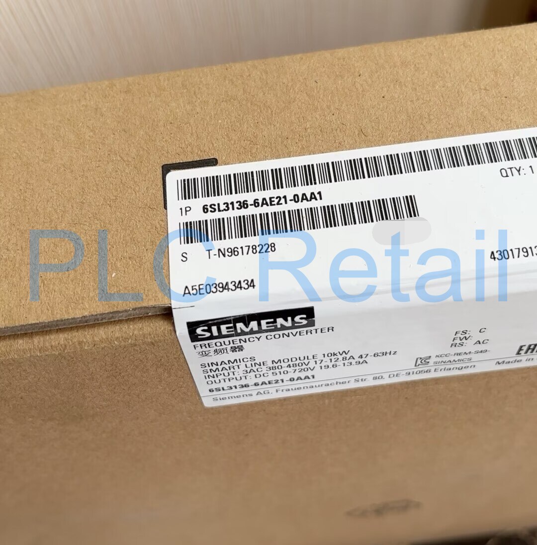 1PCS NEW Siemens Smart line module 6SL3136-6AE21-0AA1 FedEx DHL Fast delivery