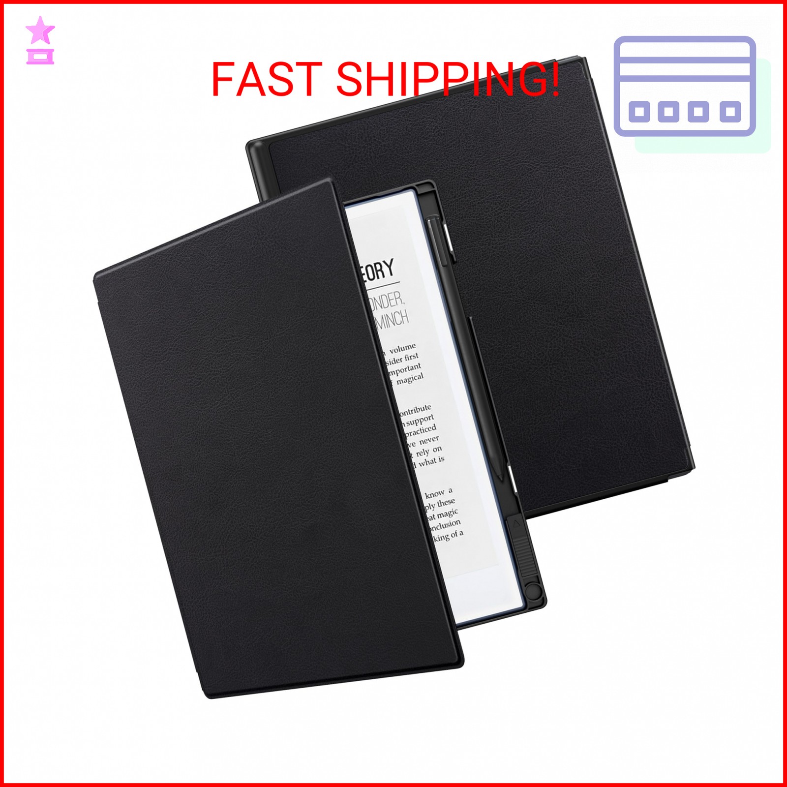 TiMOVO Case Compatible for Remarkable 2 Tablet, Slim Lightweight Stand Hard Back