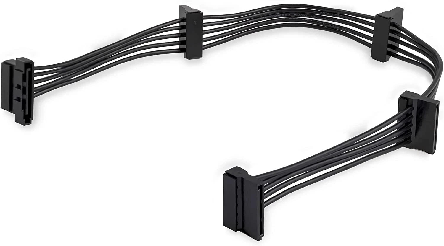 15.7 in (400 Mm) SATA Power Splitter Adapter Cable - M/F - 4X Seri