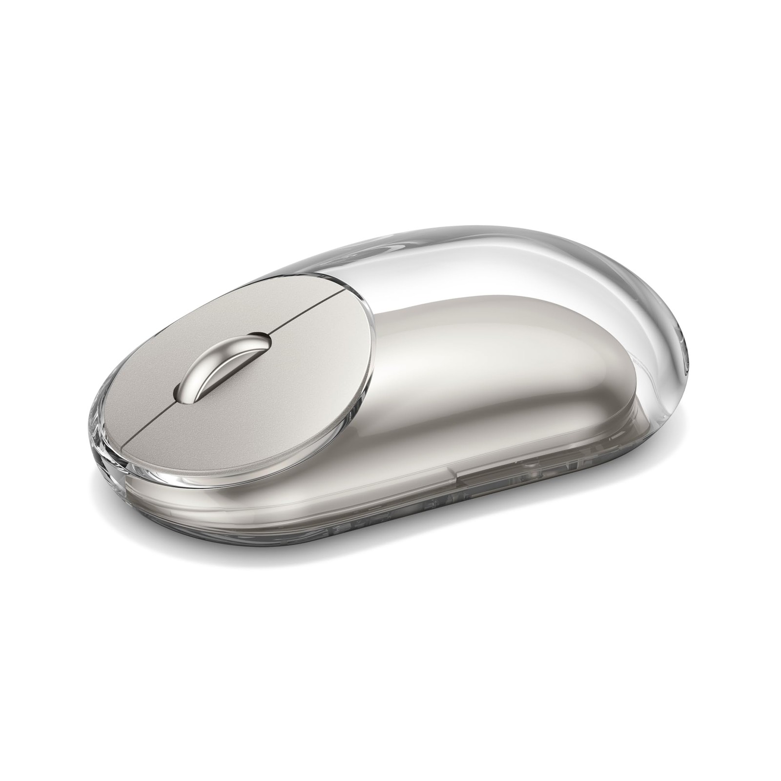 Lenovo 900 Multi-Device Wireless Mouse, Bluetooth 5.3 & 2.4GHz Silver