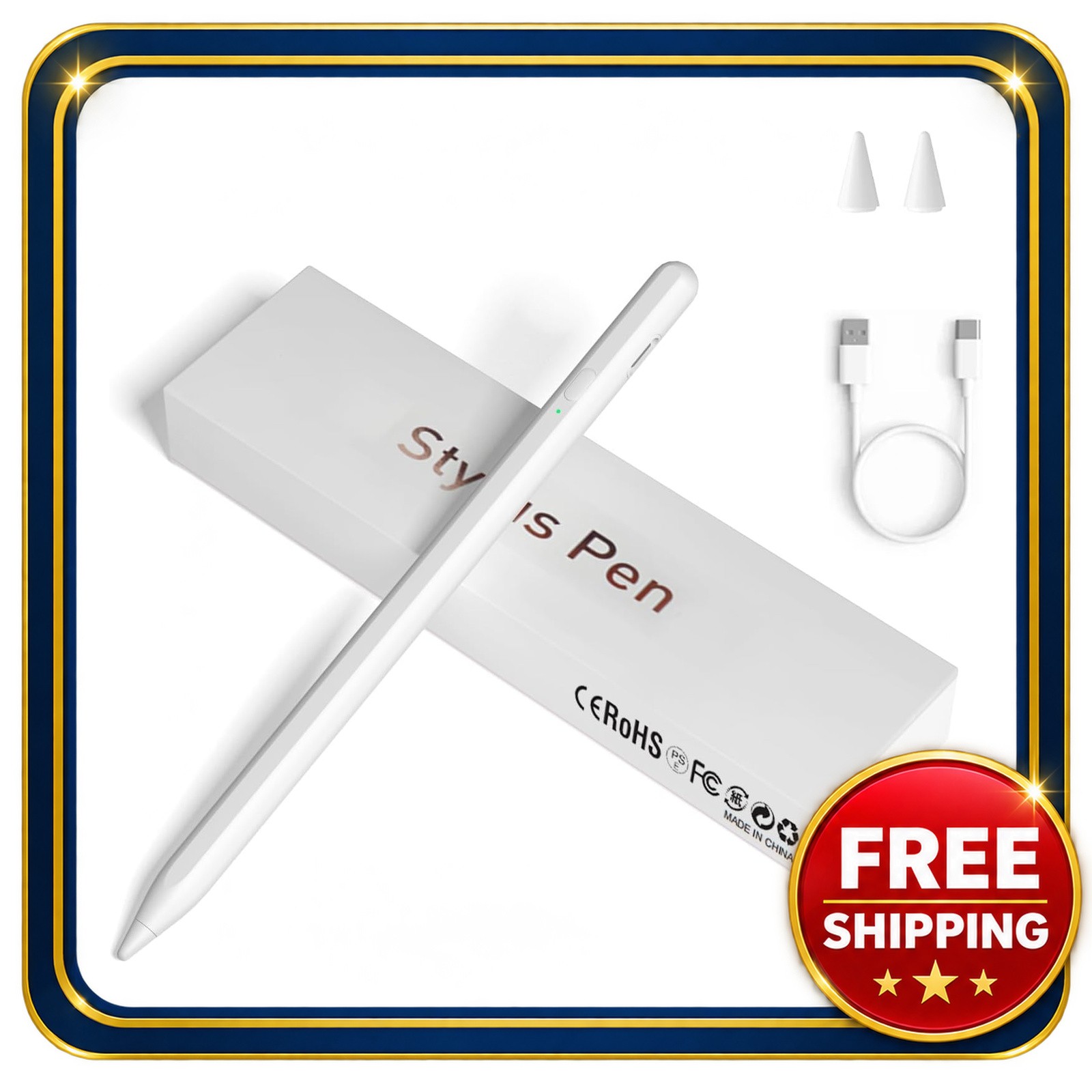 Stylus Pen for Touch Screens Universal Compatible with iPhone iPad Android