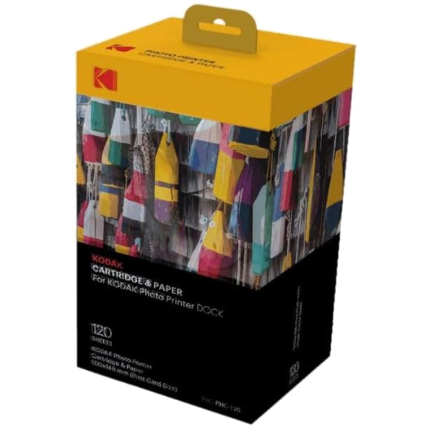 Color Ink Cartridge & Paper Set for Dock Printer