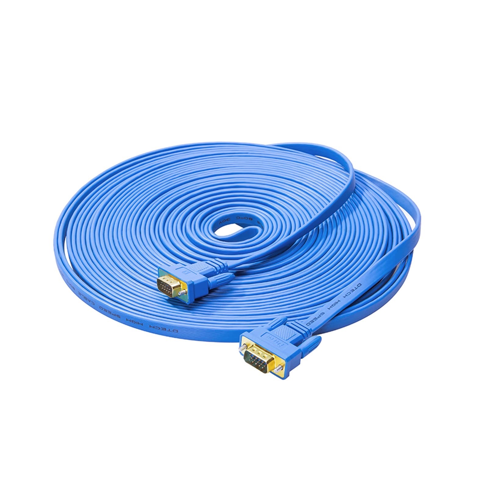 Dtech Ultra-Thin Flat VGA Monitor Czble, 65 Feet