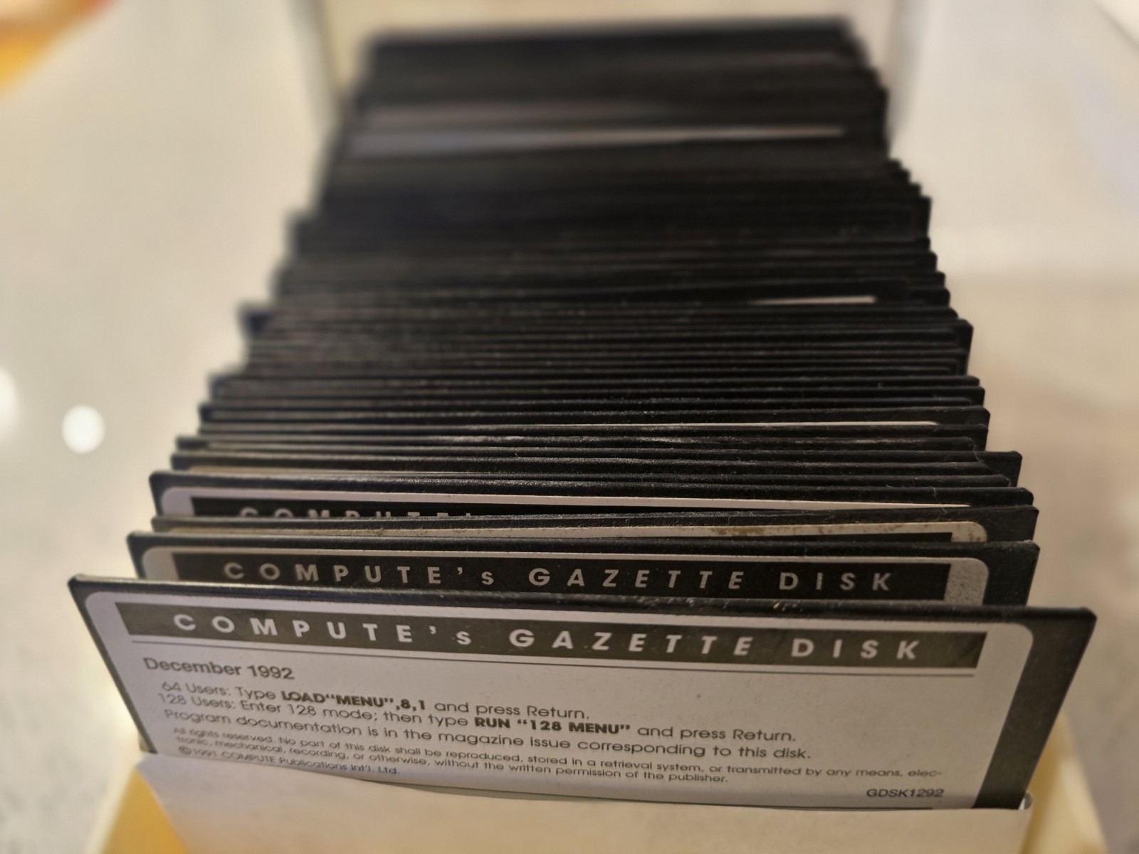 Compute's Gazette Disk 5.25 Commodore 64 | 74 Disks | 1985-92 Software w/ Case