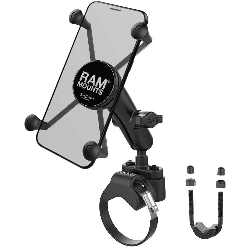 RAM-B-231-2-UN10  RAM X-Grip Large Phone Mount with ATV/UTV Rai...