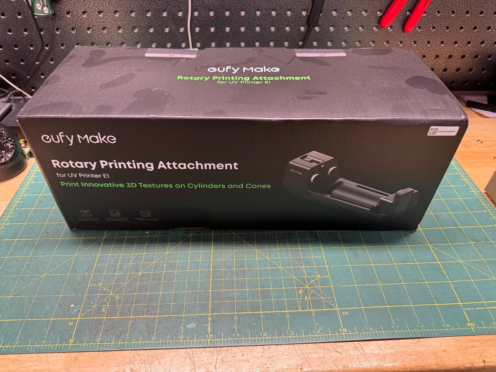 eufy Make Rotary Printing Attachment for UV Printer E1 New In Box