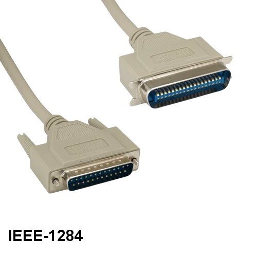 LOT10 50' IEEE-1284 DB25 25 Pin to CN36 36 Pin Cable M/M 28AWG Parallel Printer