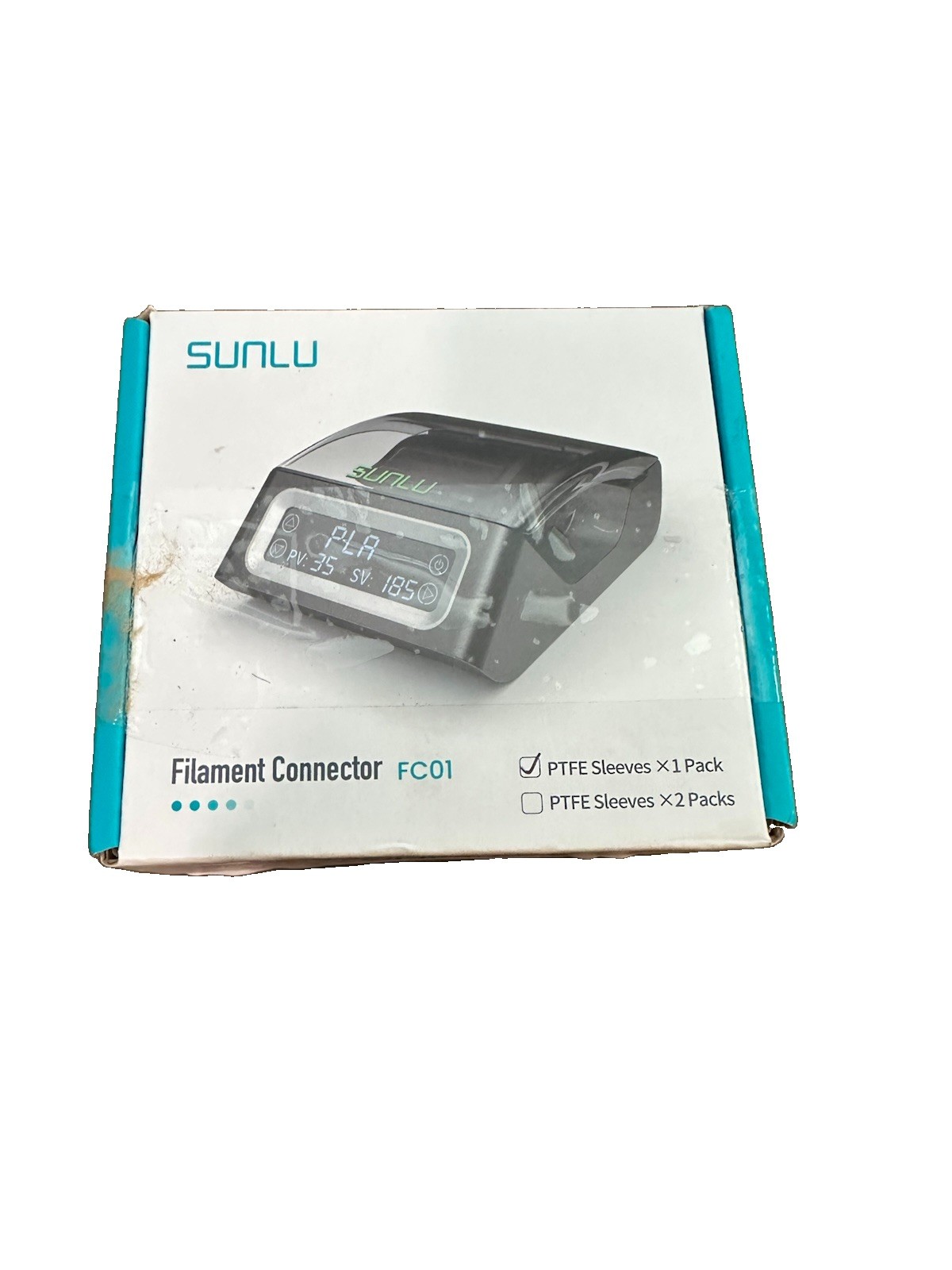 SUNLU FC01 Filament Connector 3D Printer Filament Welder w/PTFE Sleeves