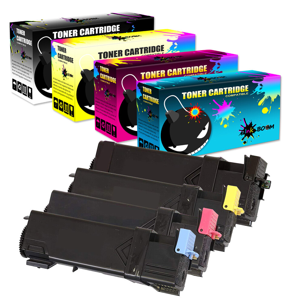 4 Toner Cartridge for Dell 2150 Multi-Function 2155cn Color Laer 2150cdn