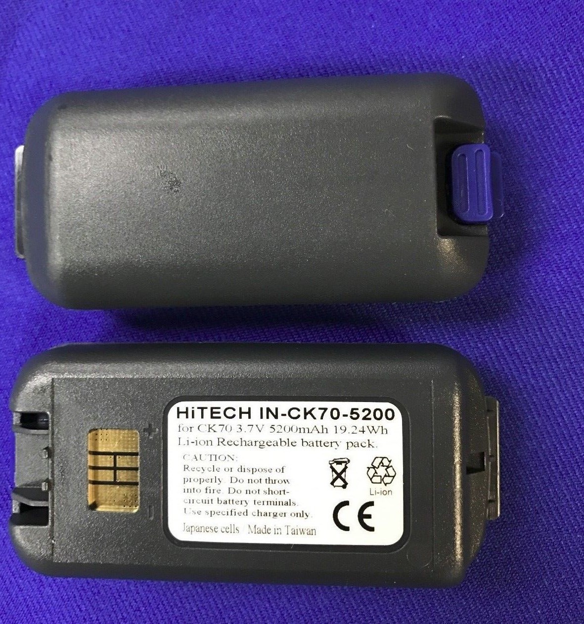 6 Batteries(Japan Li5.2A 19Wh)For Intermec/Honeywell CK70,CK71,CK75#318-046-001