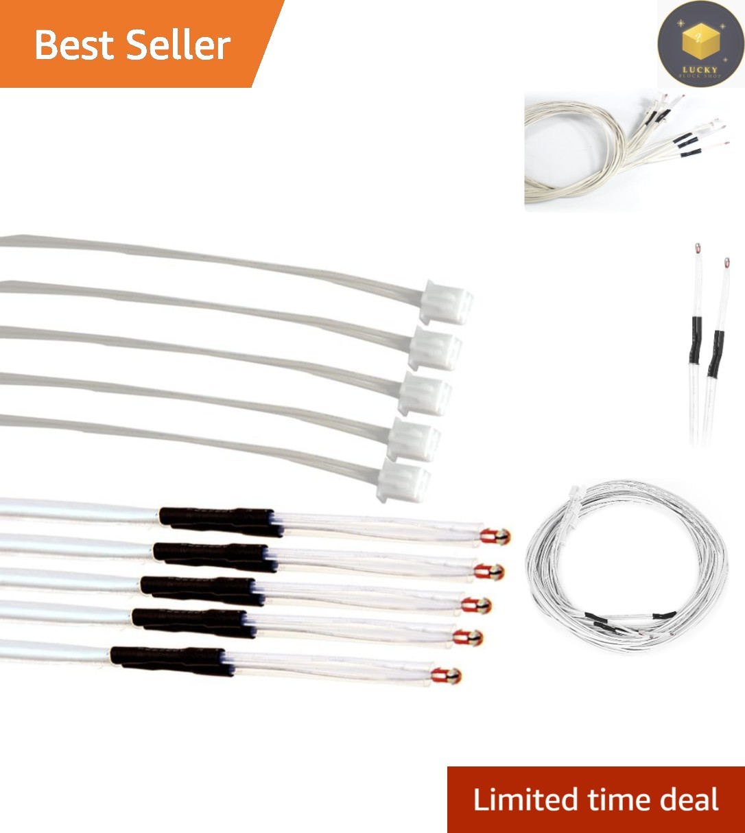 5PCS NTC 100K Thermistors for Creality Ender 3 -  Temperature Sensors