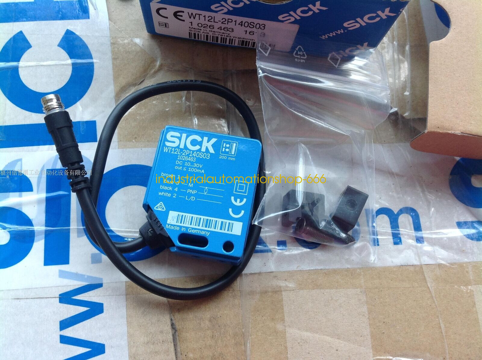 1PC NEW SICK sensor 1026463 WT12L-2P140S03 Via DHL or FedEX