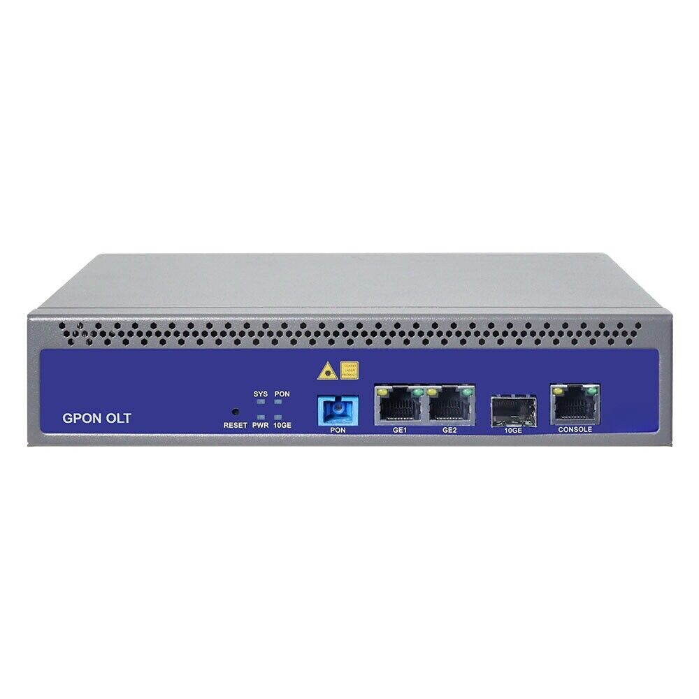 GPON OLT 1 Port with PON SFP C++ Single Port OLT GPON Port rate 2.5/1.25Gbps