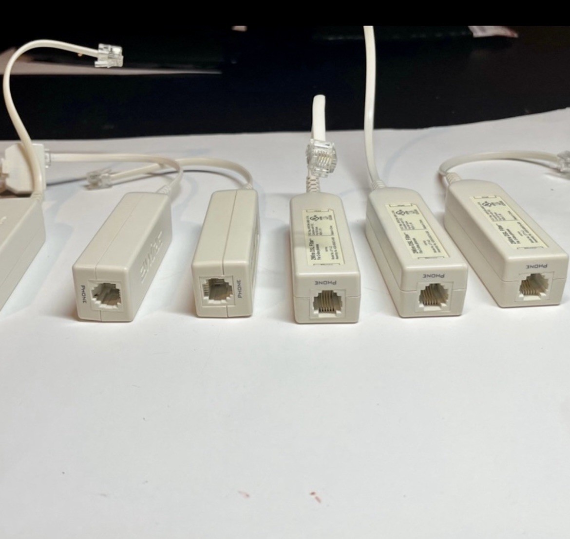 (Bundle) 2WIRE DSL FILTER FOR 2-LINE PHONES (6) (TELECOMMUNICATIONS)