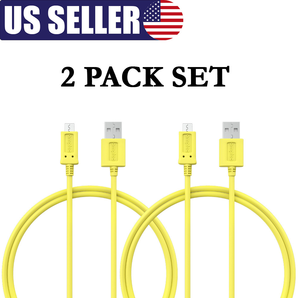 AMAZON KINDLE Charger FIRE Charging Cable USB Hacking Proof Data Blocker 2 Pack 