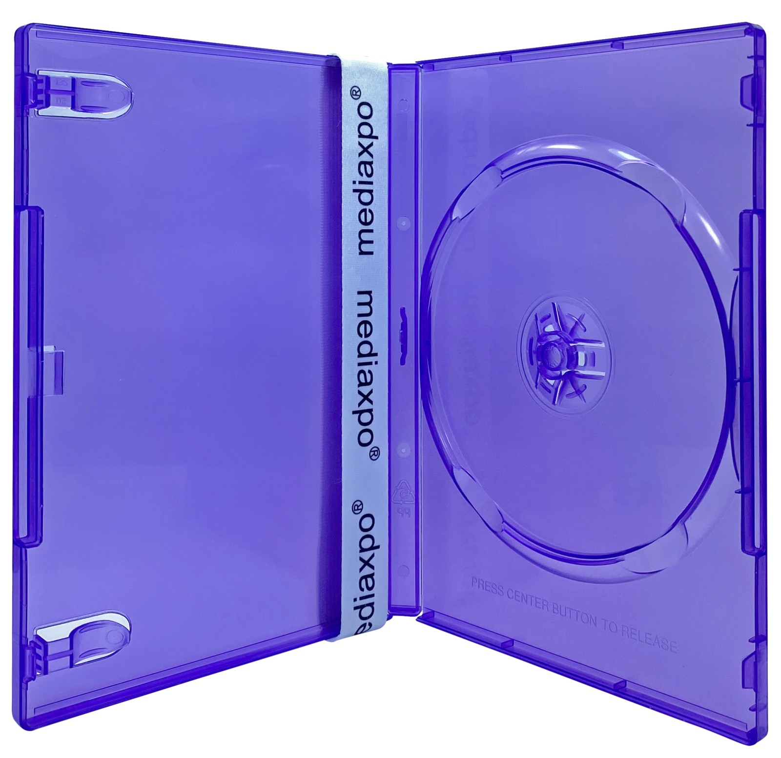 STANDARD Clear Purple Color Single DVD Cases Lot