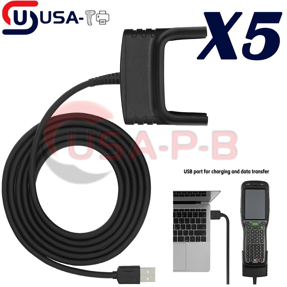 For Honeywell Dolphin 99EX 99GX 5PCS USB Client Communications Cable w/ port