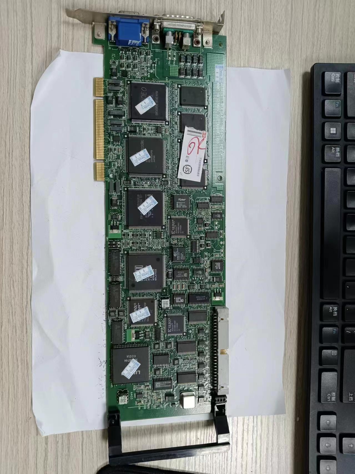 1pc used MATROX PULSAR 586-04 REV:A  PCI graphics card      #kucun