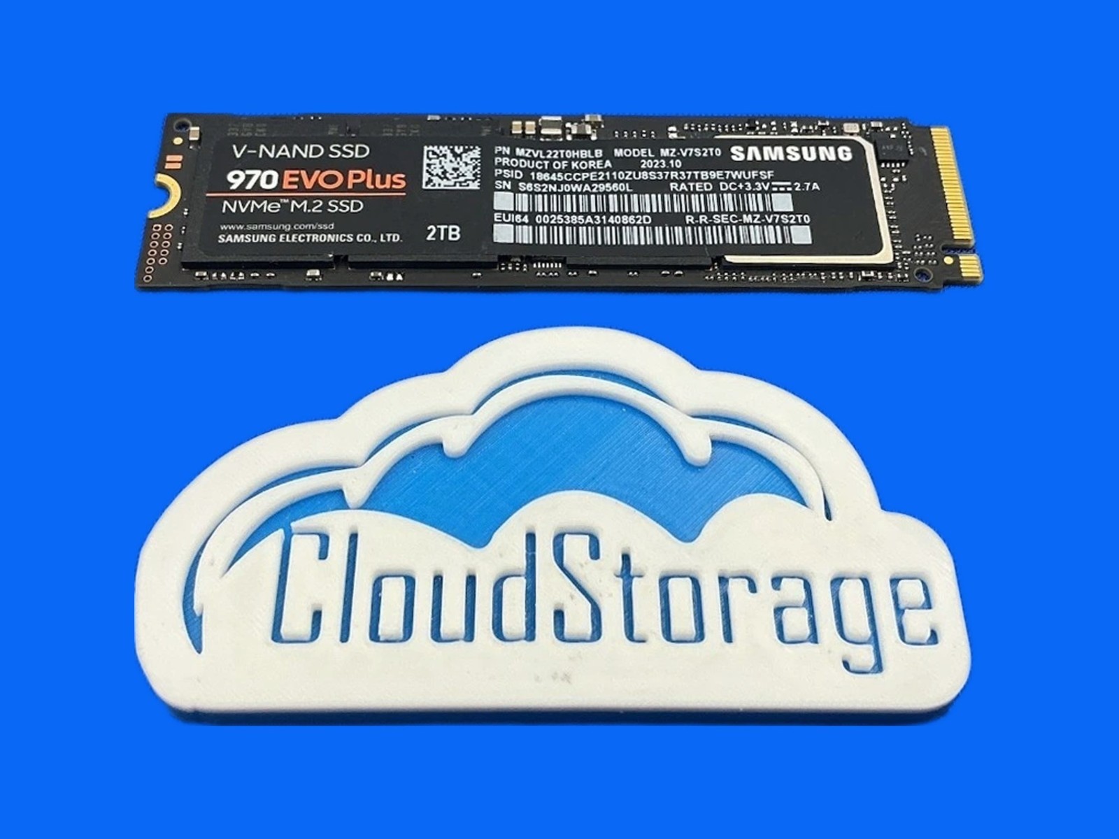 MZ-V7S2T0 Samsung 970 EVO Plus 2TB PCIe NVMe M.2 Internal SSD New pull
