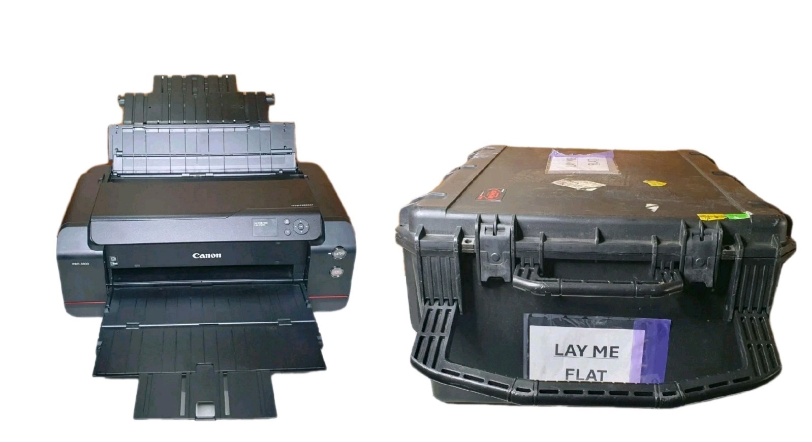 Canon PROGRAF PRO-1000 Inkjet Printer K10424 & Roller Rigid Business Travel Case