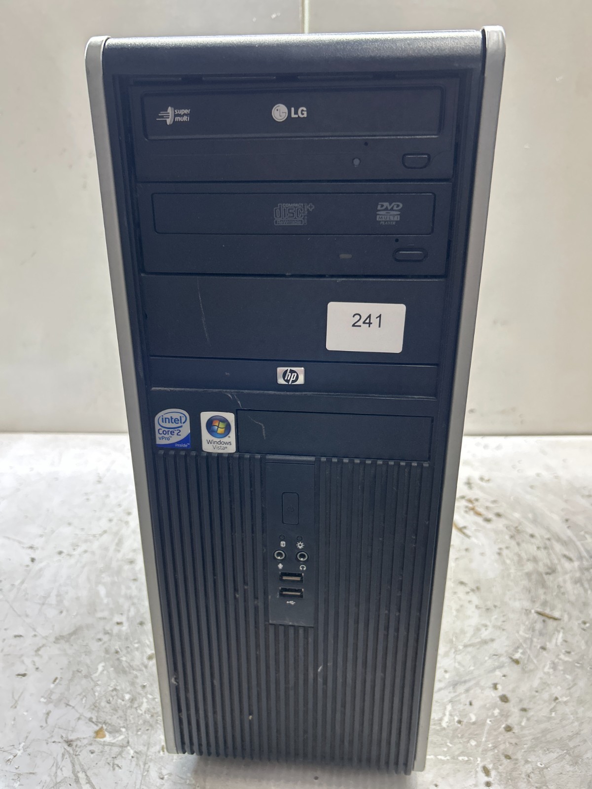 HP Compaq dc7800p Convertible Minitower Intel Core 2 Duo E6750 2.66GHz 4GB NO HD