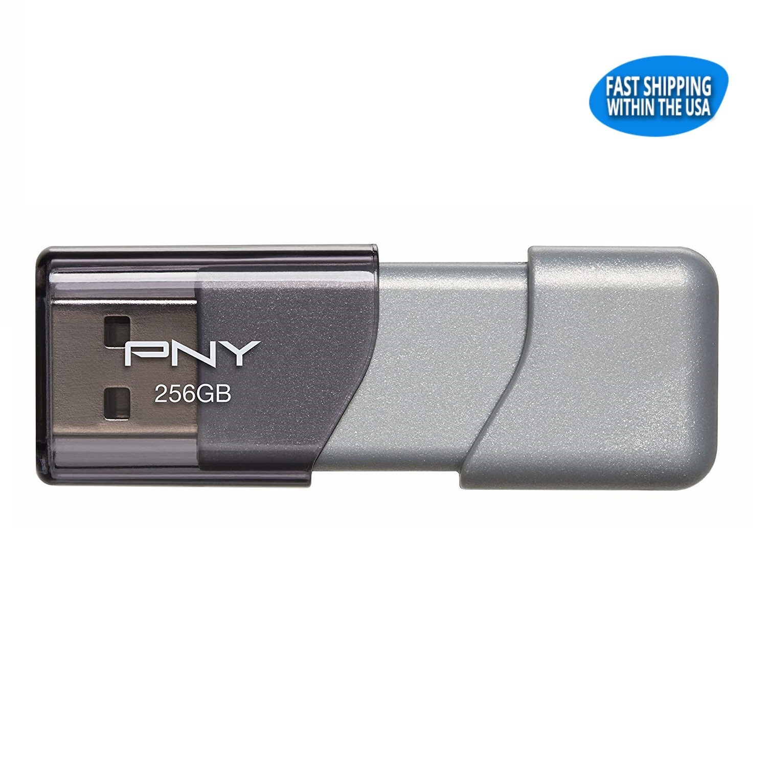 PNY Flash Drive 256GB FD Turbo Attache P-FD2 3.0 Thumb Drive Pen Drive