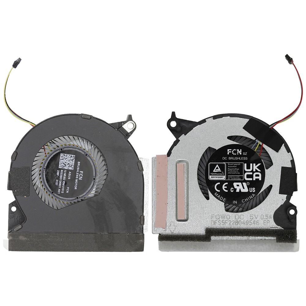 OEM Left + Right Internal CPU Cooling Fan DC for Asus ROG Ally RC71L Console